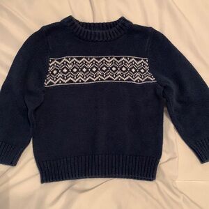 Sonoma Boys 2T Blue 100% Cotton Sweater
